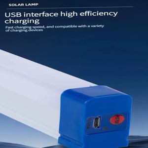 LED 충전식 튜브 캠핑 조명, 마그네틱 서스펜션 휴대용 전구, 비상 야시장, 야외 조명, 30cm