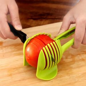 주방 휴대용 오렌지 레몬 슬라이서 토마토 커팅 클립 과일 슬라이서 양파 슬라이서 KitchenItem Cutter Accessorie