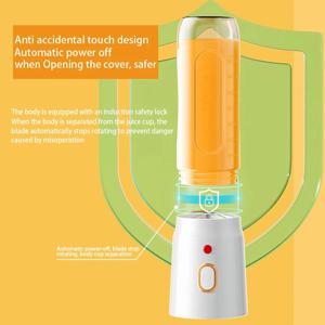 500ML 휴대용 전기 블렌더 40W USB 충전식 무선 Juicer 스무디 밀크 쉐이크 주스 음식에 대 한 높은 강력한 Juicer 컵
