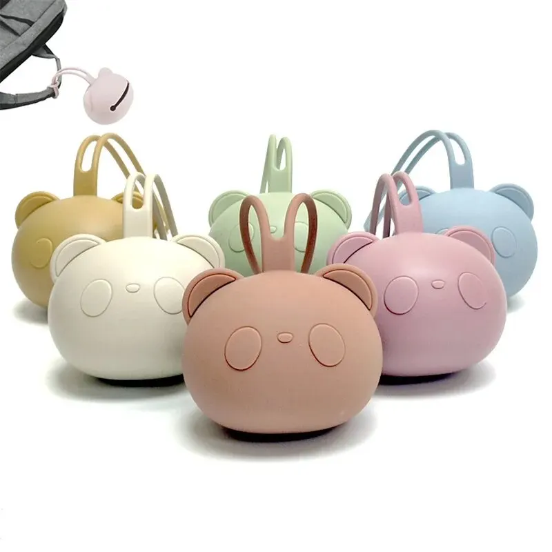 신생아를위한 1Pcs 실리콘 젖꼭지 보관 가방 어린이 젖꼭지 홀더 곰 모양 젖꼭지 케이스 BPA 무료 안전 보관 상자 액세서리