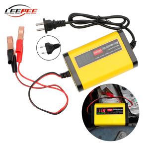 12V 2A 스마트 납 산성 배터리 충전기 Lcd 디스플레이 110V 220V 5AH 7AH 12AH 20AH 오토바이 장난감 자동차 충전 EU 미국 플러그