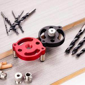 업그레이드된 셀프 센터링 Dowelling Jig 3-10mm 수직 포켓 홀 지그 홀 펀처 로케이터 드릴 가이드 목공용 도구