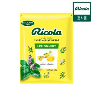 리콜라 스위스 허브 캔디 레몬민트 대용량 330g