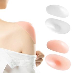 직각 어깨로 즉시 변형되는 실리콘 어깨 패드 한 쌍, 눈에 보이지 않고 분리 가능하며 재사용 가능