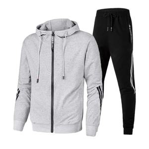 남자 세트 풀오버 스웨터 후드 티 Sweatsuit 긴 소매 고품질 스포츠 정장 2024 야외 일일 패션 캐주얼 의류