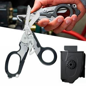 다기능 가위 Leatherman Raptors 응급 처치 전문가 전술 접이식 가위 야외 생존 도구 조합 가제트