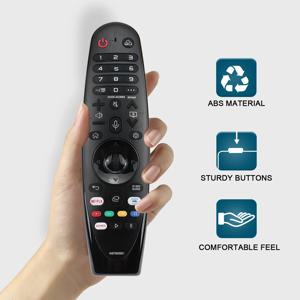 LG 스마트 TV 마법 리모컨, 음성 기능 없음, 포인터 기능 없음, 모든 LG TV 모델과 호환되는 범용 리모컨
