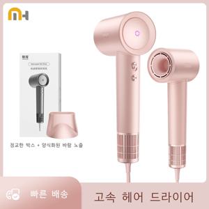고속 전기 헤어 드라이어 Machine1600W 조절 가능한 온도 전문 저소음 빠른 건조 음이온 헤어 케어 블로우 건조기