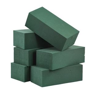 3/6Pcs 웨딩 파티 꽃꽂이 장식 스티로폼 벽돌 진흙 홈 정원 액세서리에 대 한 젖은 신선한 꽃 거품 블록