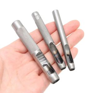 라운드 가죽 중공 구멍 탄소강 펀치 도구 공예 DIY 절단 벨트 고무 시계 스트랩 캔버스 종이 플라스틱