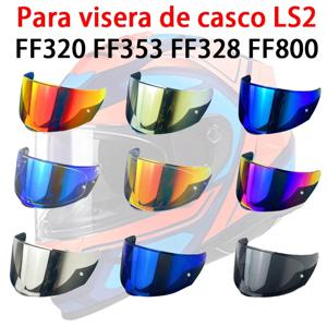 Visera para LS2 FF320 FF353 FF328 FF800 오토바이 헬멧 바이저 UV 보호 풀 페이스 헬멧 오토바이 액세서리 쉴드 렌