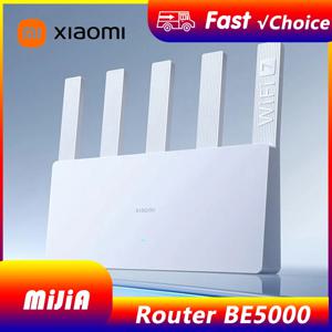 Xiaomi Mijia 라우터 BE5000 Wi-Fi 7 2.4/5GHz 이중 주파수 메쉬 2.5G 고속 네트워크 포트 IPTV OFDMA 신호 증폭기 Mi 홈