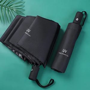 미니 접는 자동 우산 안티 자외선 비 태양 우산 패션 휴대용 Windproof 빛 여성 남성 어린이 파라솔 우산
