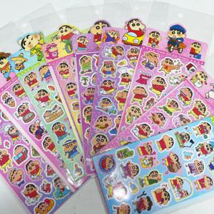 20 시트 Kawaii Crayon Shin-chan 애니메이션 스티커 귀여운 손 Acount 가방 전화 케이스 노트북 DIY 방수 스티커 어린이 장난감 선물
