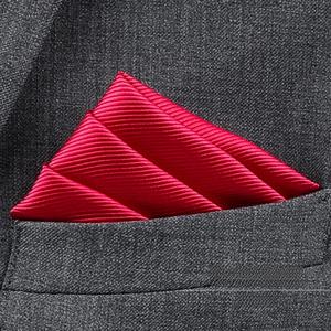 비즈니스 남성용 레드 폴카 도트 포켓 스퀘어 스카프 정장 착용을위한 여러 가지 빛깔의 실크 넥타이 Dragon an Hau Brand Summer 