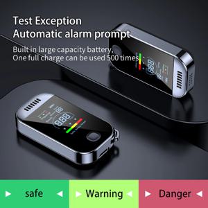 휴대용 알코올 테스터 디지털 호흡 알코올 테스터 LCD 디스플레이 USB 충전식 전문 음주 측정기