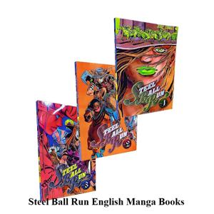 스틸 볼 런 만화/만화책 JOJO's Bizarre Adventure Part7 Vol.1-3 일본 청소년 만화책 영어 만화책