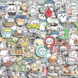60/100Pcs Kawaii 애니메이션 Chiikawa 장난감 스티커 만화 Hachiware Usagi 스케이트 보드 노트북 휴대 전화 머그잔 장식 스티커 선물