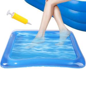 휴대용 풍선 발 분지 풀 해변을위한 편리한 발 담그는 목욕 풍선 발 세면기 CollapsiblePool 발 목욕