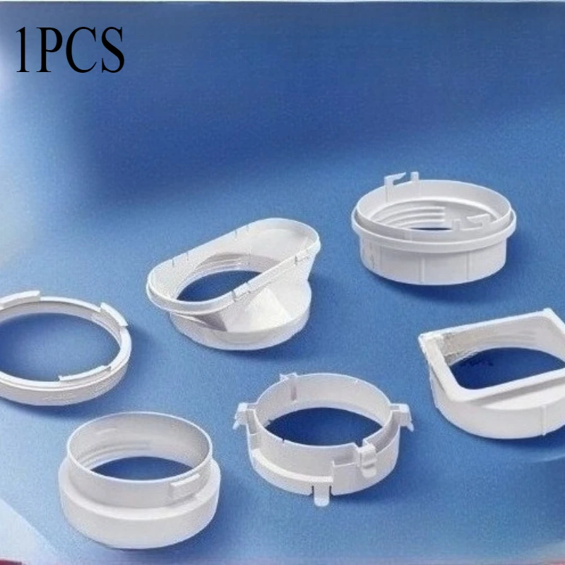 1PCS 휴대용 에어컨 커넥터 키트 모바일 에어컨 배플 조인트 창 환기 부품 용 배기 호스 어댑터