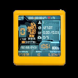 NM TV NMMiner Officail 스마트 TV 1060KH/s 더 나은 Nerdminer v2 ESP32 BTC SOLO 복권 광부 및 스마트 선물 홈 무음 데스크탑 시계