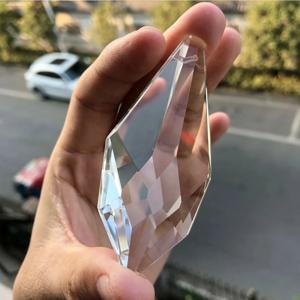 우수한 K9 크리스탈 프리즘 투명면 처리 된 유리 화살표 샹들리에 크리스탈 매달려 장식품 DIY Suncatcher 펜던트 레인보우 메이커