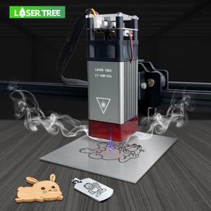 레이저 트리 레이저 조각기 헤드, TTL 블루 라이트 레이저 모듈, 조각 절단기, DIY 목공 도구, 450nm, 40W