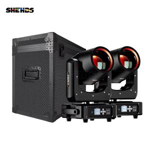 새로운 업그레이드가 포함된 SHEHDS 비행 케이스 DJ 디스코 웨딩 크리스마스 조명 청중을 위한 슈퍼 230W 7R 빔 이동 헤드 조명