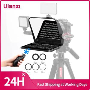 Ulanzi RT02 범용 텔레프롬프터 프롬프터 DSLR 카메라 스마트폰 태블릿 노트북 텔레프롬프터 라이브 스트리밍 비디오 녹화
