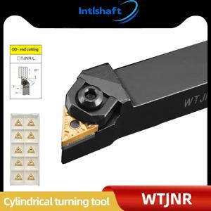 WTJNR2020K16 WTJNR 1616H16 WTJNR2525M16 외부 삼각형 선삭 공구 홀더 TNMG 초경 인서트 선반 절삭 공구 세트