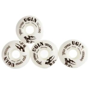 4 개/대 스케이트 보드 바퀴 PU 롤러 52x30mm 95A 소프트 롱 보드 스케이트 보드 바퀴 더블 로커 스케이트 보드 부품