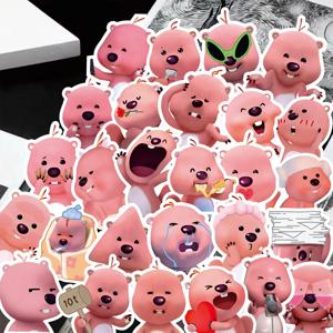 100PCS 귀여운 Loopy 스티커 애니메이션 일기 데칼 DIY 만화 스케이트 보드 노트북 오토바이 방수 멋진 스티커 팩 어린이 장난감