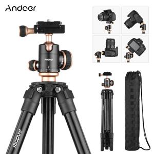 Andoer Q160SA 삼각대 DSLR 디지털 카메라 캠코더 Canon Nikon Sony 카메라 용 파노라마 볼 헤드 삼각대가있는 카메라 삼각대
