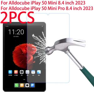 Alldocube iPlay 50 Mini 용 2PCS 9H 강화 유리 화면 보호기 iPlay50 Mini Pro 용 8.4 인치 2023 태블릿 보호 필름