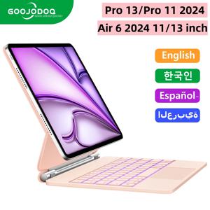 iPad Pro 2024 케이스용 매직 키보드 iPad Air 2025 iPad Pro 13 Pro 11인치 iPad Air 4 Air 5 10.9 iPad 10세대