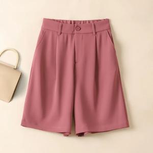 여성용 와이드 쉬폰 반바지, 한국 스타일 디자이너, Kpop Jorts, 저렴한 스트리트웨어, 편안하고 핫한, 여름