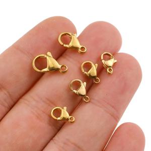 DIY 목걸이와 팔찌 쥬얼리 엔드 링크에 대한 20 PCS 스테인레스 스틸 랍스터 걸쇠 간단하고 실용적인 18K Artware 도매