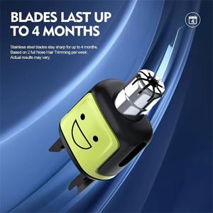 One Blade Pro 면도기 용 1pc 코 헤어 트리머 교체 헤드 QP2520 QP2530 용 간편한 청소를위한 듀얼 에지 블레이드