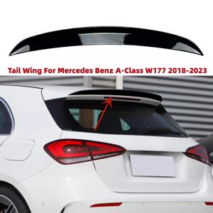 메르세데스 A 클래스 W177 2018-2023 A180 A200 A220 A35 해치백 AMG 뒷 지붕 트렁크 스포일러 테일 윙 자동차 고정 바람