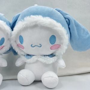 25Cm Kawaii Sanrio 애니메이션 플러시 장난감 만화 롤 Cinnamoroll 부드러운 인형 봉제 인형 아기 소녀 베개 홈 장식 커플 선물