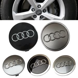 4pcs 60mm 61mm 68mm 69mm 아우디 허브 캡 자동차 휠 센터 휠 캡 아우디 A1 A2 A3 A4 A5 A6 A7 A8 S3 S6 Q3 Q5 Q7 액세서리