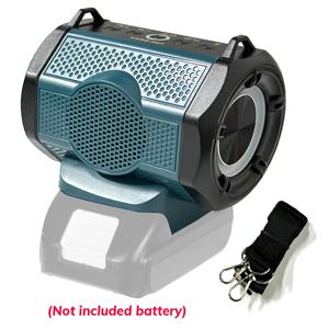 USB Type-C 포트가 있는 Makita 18V 리튬 이온 배터리용 Bluetooth 스피커 건설 현장, 가정 및 파티용 무선 소형 스피커