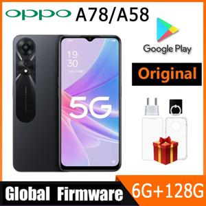 OPPO A58/A78 5G 스마트폰 글로벌 펌웨어 MTK Dimensity 700 RAM 6GB ROM 128GB 6.56