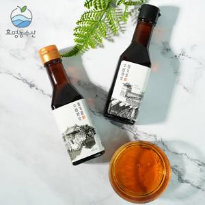 ★통깨로한번만짜낸★진한 참기름/들기름180ml +180ml (총2병) HACCP 전통방식 착유
