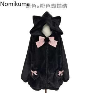일본 코트 겨울 여성 의류 streetwear 두꺼운 모피 활 두꺼운 아웃웨어 y2k 탑 2025 ropa mujer 후드 캐주얼 자켓