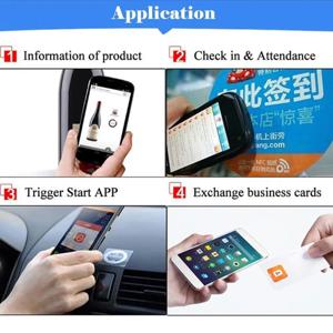 NFC 칩 Ntag213 스티커 습식 인레이 13.56MHz NTAG213 태그, NFC 와이파이 태그, NFS 안테나, NFC 스티커 라벨, B9J8, 2*1cm, 10 개