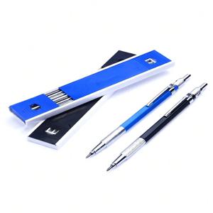 Bview Art 기계식 연필 세트, 아티스트 목수 드로잉 연필, 쓰기 리필, 아트 스케치, 12 피스 리드 포함, 2.0mm, 1 개