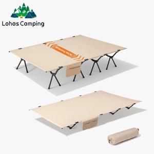 Lohascamping 캠핑 침대 90cm 확대 초경량 휴대용 고저 이중 목적 접이식 침대 배낭 여행 하이킹 슬리핑 침대，야전침대，캠핑침대，경량야전침대，캠핑야전침대，휴대용침대，캠핑용침대，2인용야전침대，접이식야전침대，야외침대，접이식캠핑침대，초경량야전침대，백패킹야전침대，캠핑용야전침대，야전침대와이드，원터치야전침대，야전침대더블