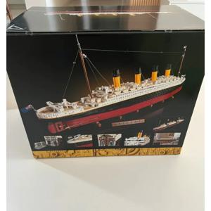 9090Pcs 10294 타이타닉 증기선 호환 타이타닉 대형 크루즈 보트 선박 벽돌 빌딩 블록 어린이 Diy 장난감 선물