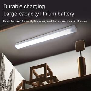 LED 모션 센서 빛 무선 LED 야간 조명 유형 C 충전식 조명 캐비닛 옷장 램프 계단 백라이트 주방